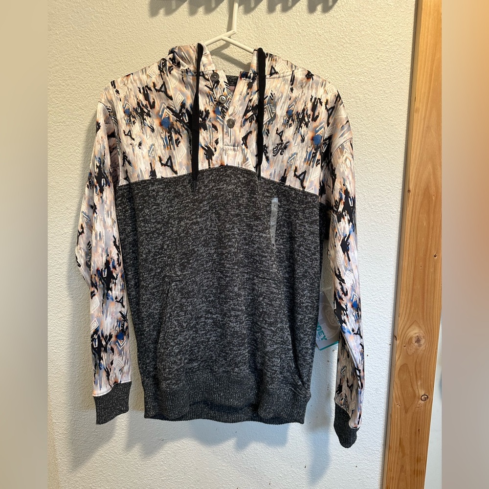 Hooey hooded sweatshirt with kangaroo pocket. NWT size small